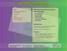 Tablet Screenshot of kfz-zulassung-falkensee.de